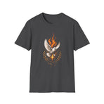 Phoenix Flame T‑Shirt — Rising Fire Bird Graphic Tee