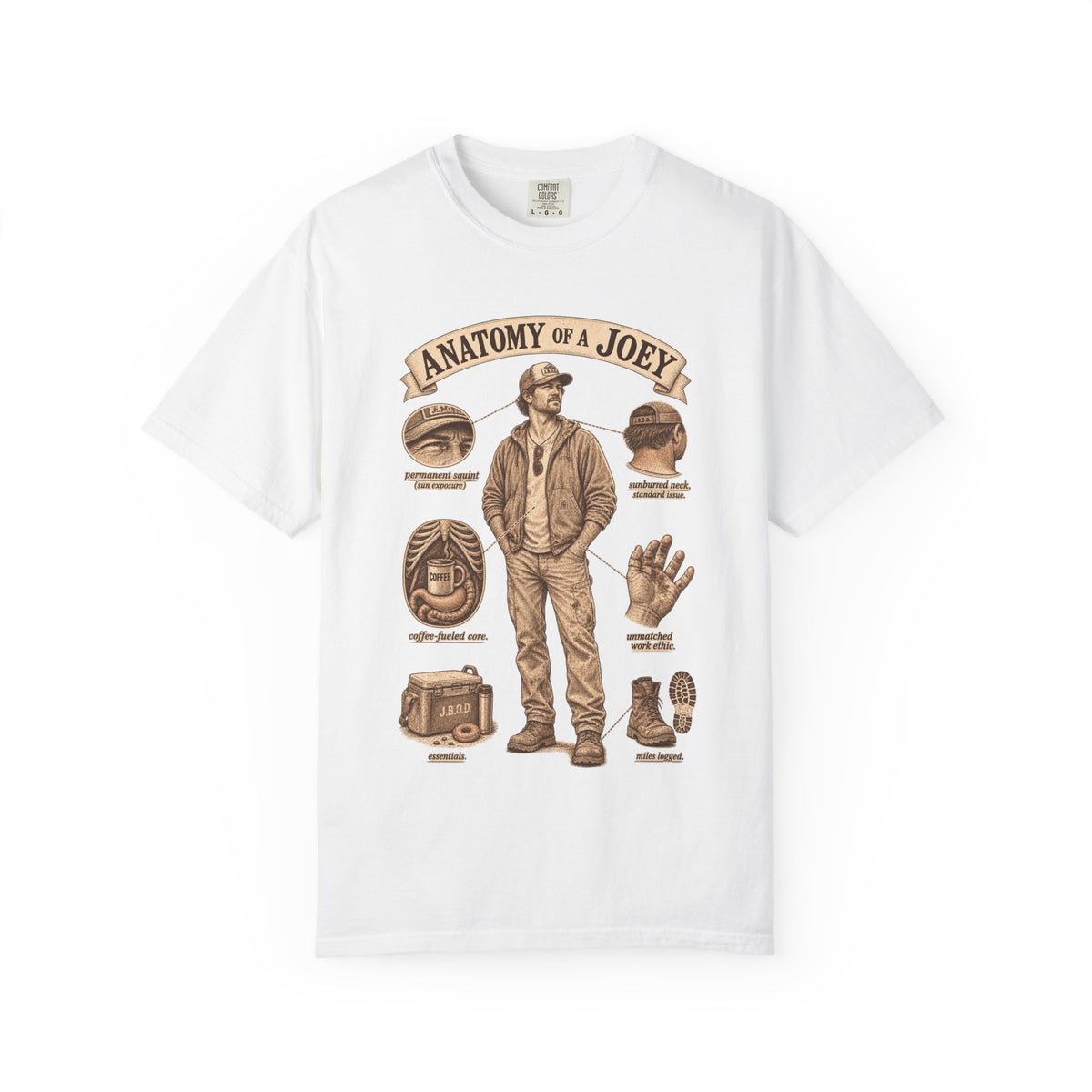 Anatomy of a Joey T‑Shirt — Vintage Outdoorsman Graphic Tee