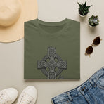 Celtic Cross & Wolf T-Shirt – Celtic Knot Memorial Tee