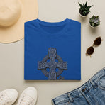 Celtic Cross & Wolf T-Shirt – Celtic Knot Memorial Tee