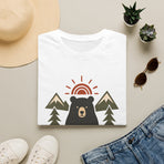 Bear Graphic T-Shirt — ‘Roam Slow, Live Free’ Outdoor Nature Tee