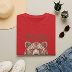 Bear Graphic T-Shirt — "You Could Be Kinder" Vintage Animal Quote Tee