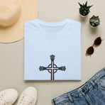 Barbell Cross T-Shirt — Fitness Christian Gym Tee