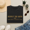 Respect the Grind Your Body Is Keeping Score motivational T-shirt product mockup