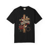 Redeemed Cross T-Shirt — Christian Faith Rose & Crown of Thorns Tee