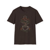 Mountain Coffee T-Shirt — Scenic Cabin Sunrise Tee