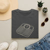 May the Calories Treat You Well bathroom scale graphic T-shirt product mockup