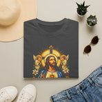 Jesus Sacred Heart T‑Shirt — Retro Saint Graphic Tee