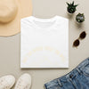 May the Woods Treat You Well mountain and pine hiking T-shirt product mockup