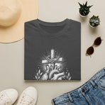 Christian Heart T-Shirt — Sacred Heart with Cross Graphic