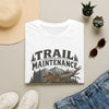 Trail Maintenance T-Shirt — Funny Bear Carrying Logs Outdoor Hiking Shirt