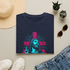 Jesus Sacred Heart T-Shirt — Neon Cross Christian Tee for Faith & Prayer