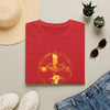 T-Shirt — Abstract Flaming Cross Graphic Tee (Spiritual)
