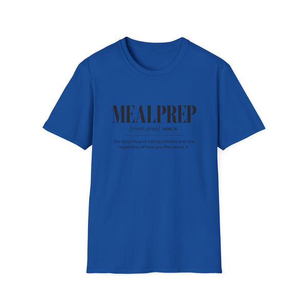 Meal Prep T-Shirt — "MEALPREP" Definition Graphic Tee for Fitness & Meal Planning