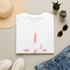 T-Shirt — Pink Brushstroke Cross Faith Graphic Tee