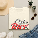 Chicken & Rice T-Shirt — Retro Logo Comfort Tee