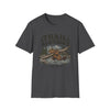 Trail Maintenance T-Shirt — Funny Bear Carrying Logs Outdoor Hiking Shirt