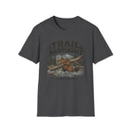 Trail Maintenance T-Shirt — Funny Bear Carrying Logs Outdoor Hiking Shirt