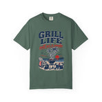 Grill Life T-Shirt — "Salt Air & Smoke" Beach BBQ Graphic Tee