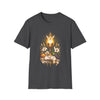 Spiritual Sunburst Floral T-Shirt — Sacred Heart & Dove Design