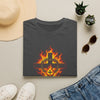 Flaming Cross T-Shirt — Fiery Religious Graphic Tee