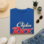 Chicken & Rice T-Shirt — Retro Logo Comfort Tee