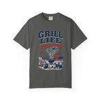 Grill Life T-Shirt — "Salt Air & Smoke" Beach BBQ Graphic Tee