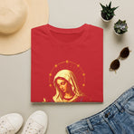 Virgin Mary Graphic T-Shirt — Radiant Madonna Faith Tee