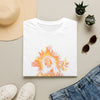 Sunflower Saint T-Shirt — Radiant Floral Religious Graphic Tee