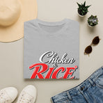 Chicken & Rice T-Shirt — Retro Logo Comfort Tee