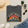 Hard Work, Easy Stories Mountain Sunset T-Shirt