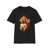 Sunflower Saint T-Shirt — Radiant Floral Religious Graphic Tee