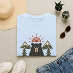 Bear Graphic T-Shirt — ‘Roam Slow, Live Free’ Outdoor Nature Tee