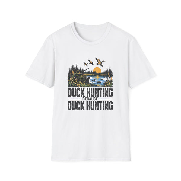 Duck Hunting T-Shirt — Sunrise Marsh Wildlife Graphic Tee