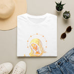 Virgin Mary Graphic T-Shirt — Radiant Madonna Faith Tee