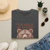Bear Graphic T-Shirt — "You Could Be Kinder" Vintage Animal Quote Tee