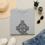 Celtic Cross & Wolf T-Shirt – Celtic Knot Memorial Tee