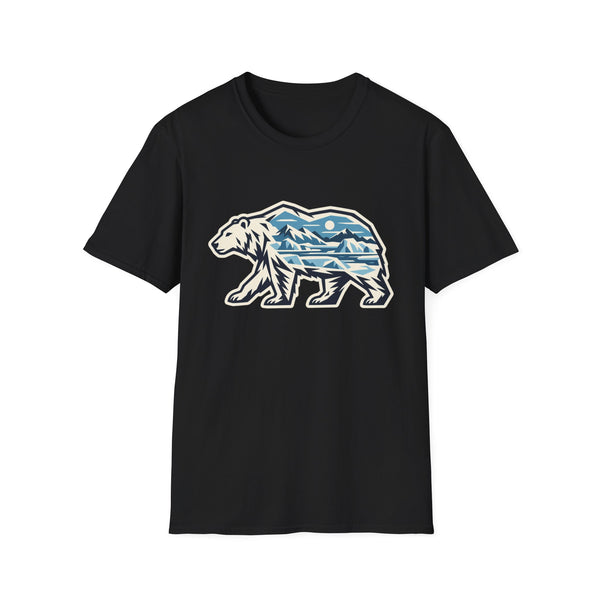 Bear Landscape T-Shirt — Mountain Scene Graphic Tee