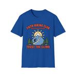 Faith Hiking Club T-Shirt — Trust the Climb Mountain Faith Tee