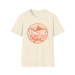 Fly Fishing Mountain T-Shirt — Retro Wilderness Tee — product view 3