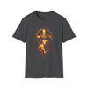 T-Shirt — Abstract Flaming Cross Graphic Tee (Spiritual)