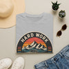 Hard Work, Easy Stories Mountain Sunset T-Shirt