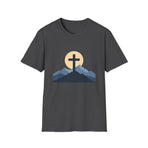 Christian Cross Mountain T-Shirt — Sunrise Faith Tee — product view 5