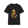 Virgin Mary Heart T-Shirt — Sacred Heart Madonna Tee with Halo & Lilies