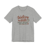 Walking by Faith T‑Shirt – “Mostly Tripping Over the Dog” Christian Dog Lover Tee