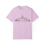 Christian Mountain T-Shirt — Cross on Peak Outdoor Faith Tee
